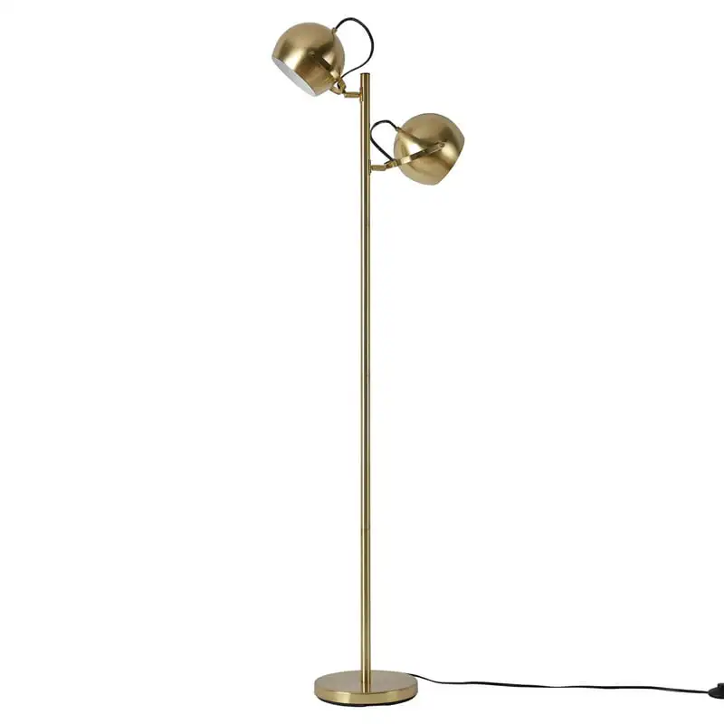 

Miles 61" Matte Brass 2-Light Floor Lamp