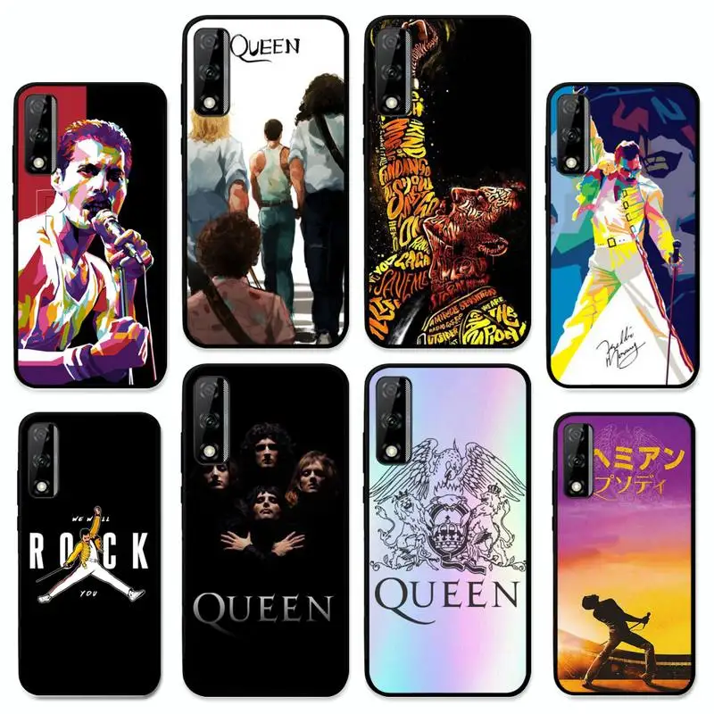

Freddie Mercury Queen Band Phone Case for Huawei Y 6 9 7 5 8s prime 2019 2018 enjoy 7 plus