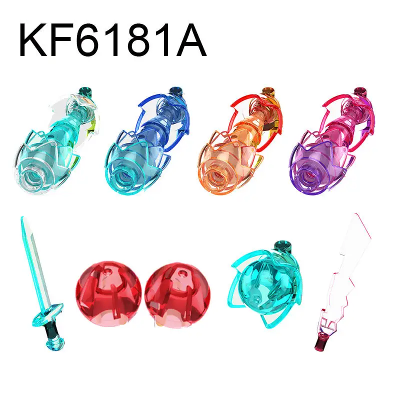 Фото KF6181A Новое поступление, японские аниме персонажи, мини-строительные блоки, фигурки, ABS пластиковые обучающие игрушки для детей №1
