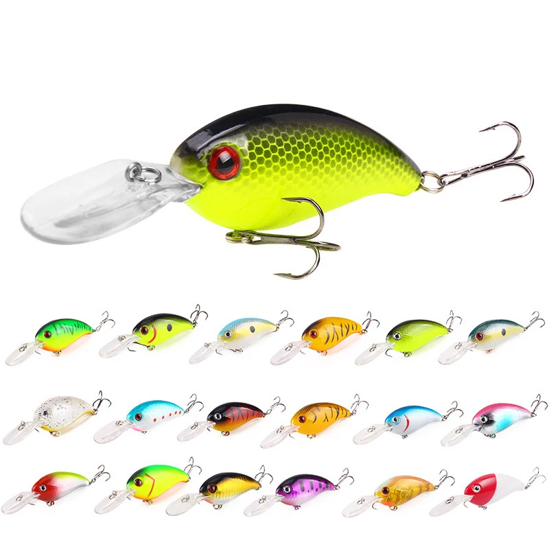 

Lure Bait Rock Little Fat Man 18 Colors Bronzing Outer Laser 10cm/13.6g Simulation Fake Bait Hard Bait Fishing Gear Fishhook
