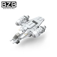 bzb moc space wars interstellar ghost spaceship armored transport spaceship vehicle building block model children boy toys gifts