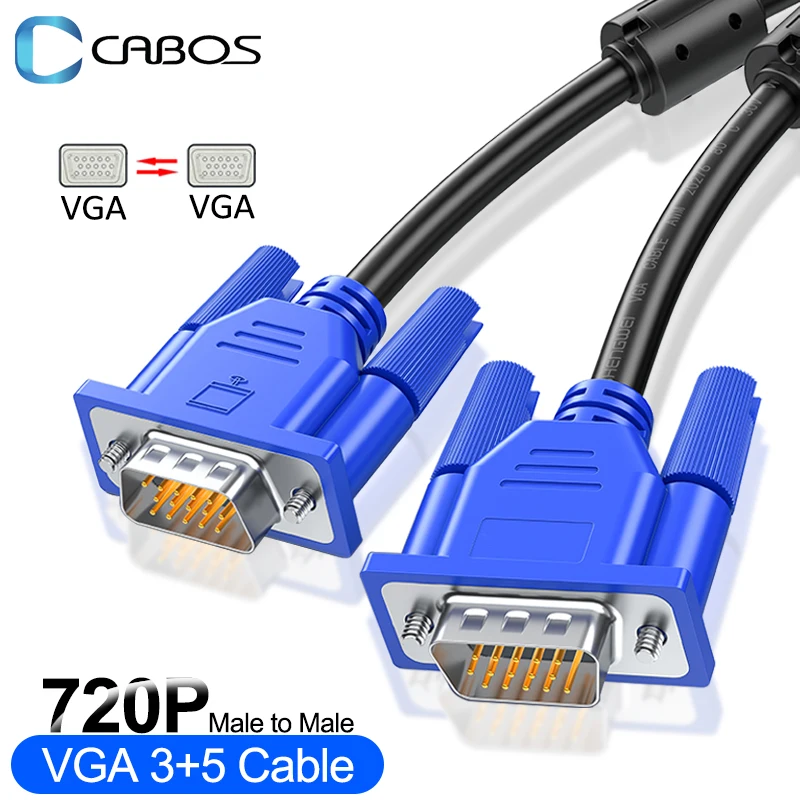

HD 1080P VGA Video Extension Cable Male to Male VGA Cable for Computer Monitor TV Box Projector VGA to VGA Extend Signal Cable