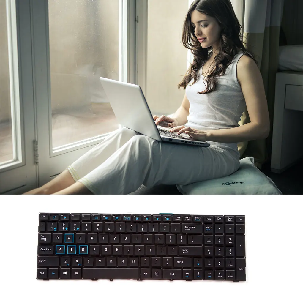 

Ноутбук клавиатура для офиса дома RGB подсветка Замена для F117-VB