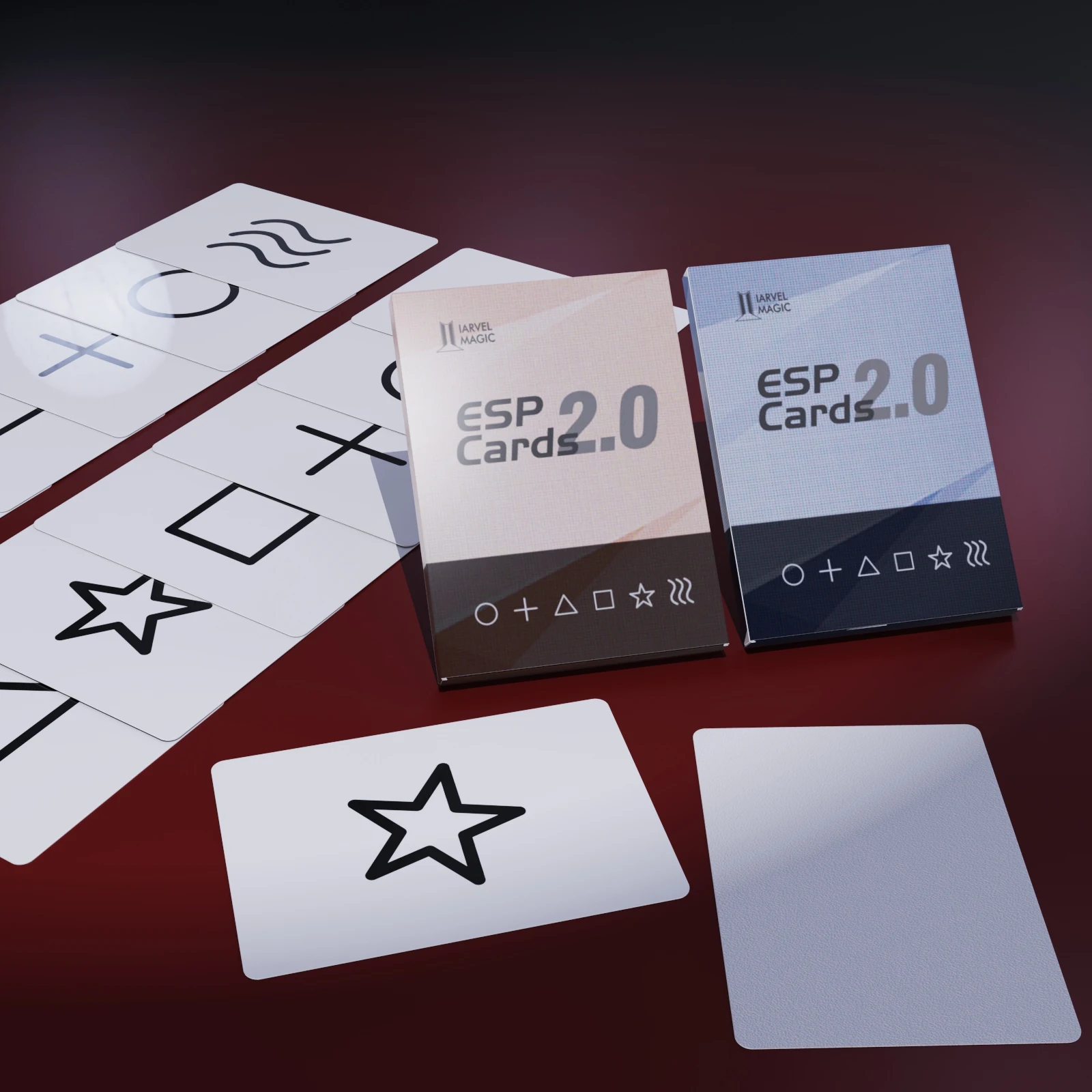 Карты ESP 2.0 от IARVEL MAGIC Tricks Реквизит Mentalisam Gimmick Magie Велосипедные задние игральные