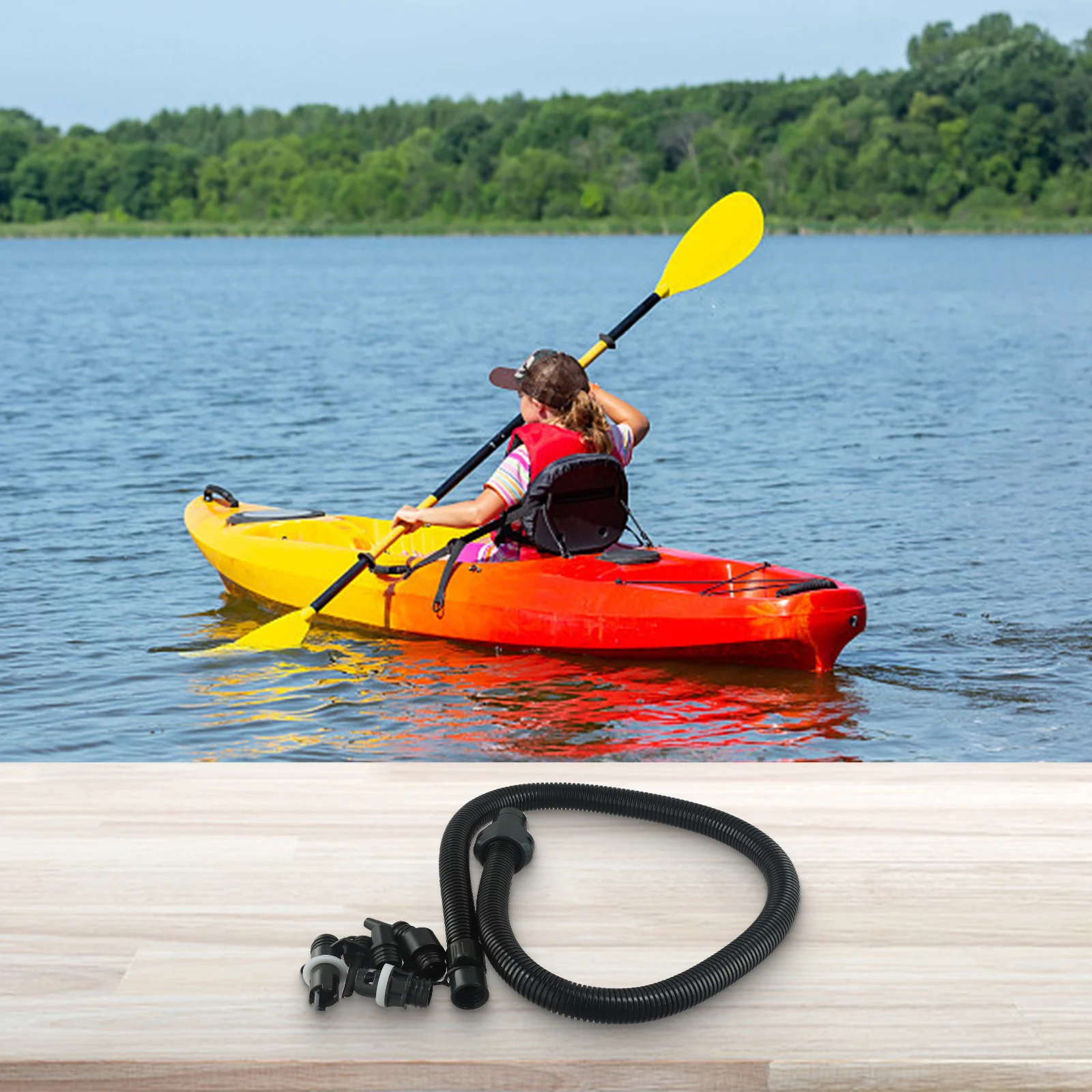 Шланг для воздушного насоса надувной Для Каяка адаптер пластиковая надувная