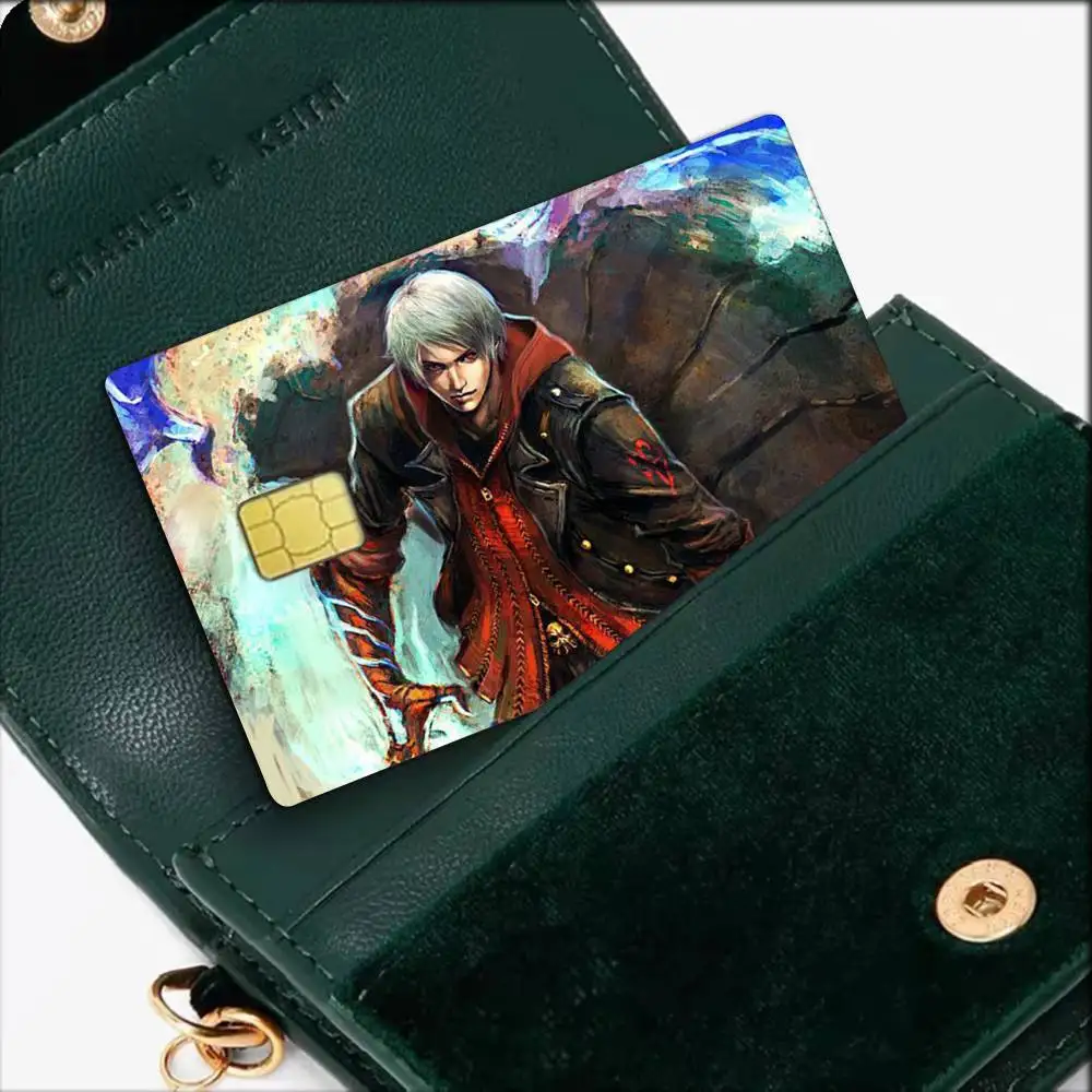 Фото Водонепроницаемая пленка-наклейка Devil May Cry DMC Nero Cool для кредитных карт, дебетовых карт, банковских карт, проездных на автобус №2