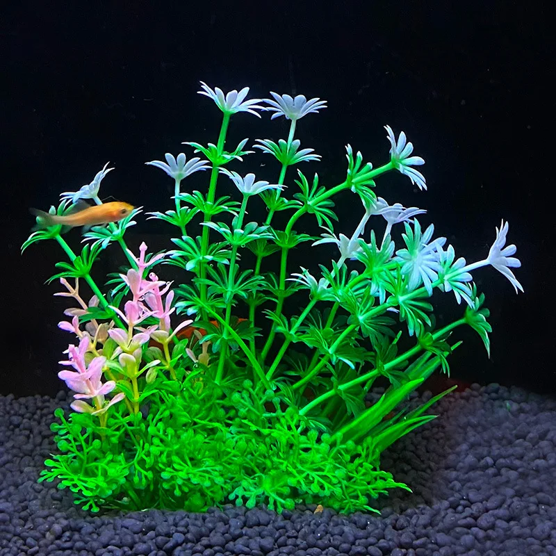 

Water Ornament Weeds 12 Accessories Kinds Fish Plants Tank Artificial Aquarium Grass Plant Aquatic Decor 14cm Decoration