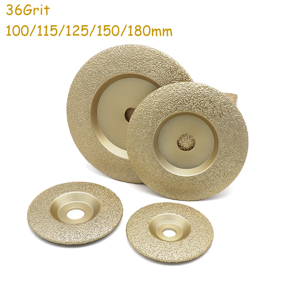 36 Грит 100/115/125/150/180 мм Алмазный чугунный шлифовальный круг для кромки профиля шлифовальный диск для легированного камня автомобильной промышленности