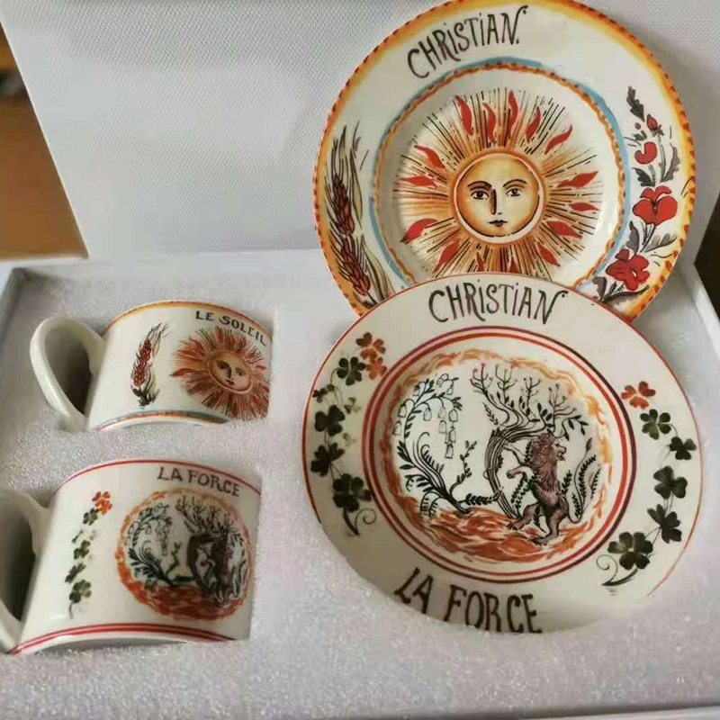 

Новое поступление, кофейные чашки высшего класса из костяного фарфора, винтажные керамические чашки, улучшенные чайные чашки и искусственн...