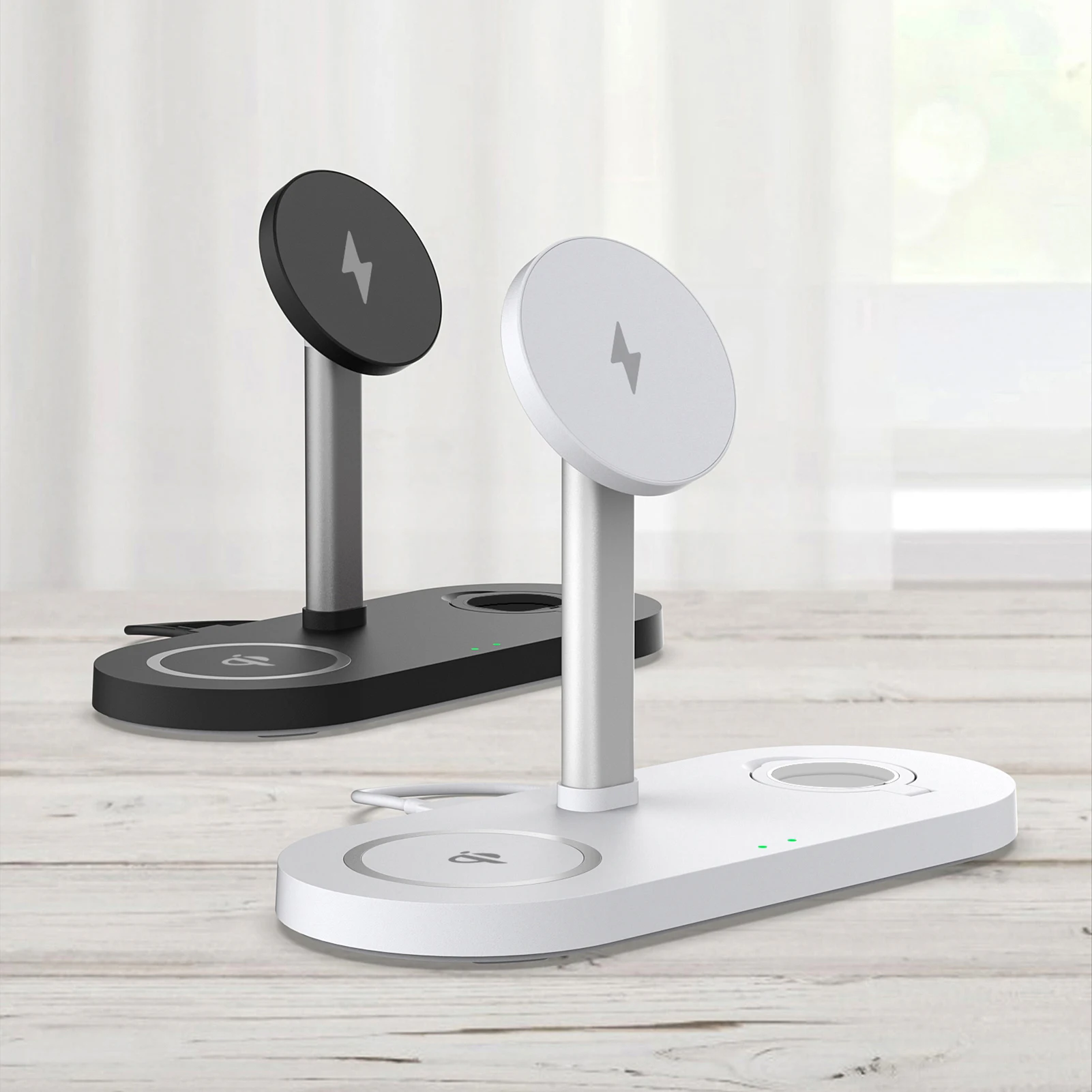 

Зарядная Станция 3 в 1, беспроводная Магнитная Быстрая зарядка для телефонов, наушников, съемная зарядная подставка для IPhone 13 Pro