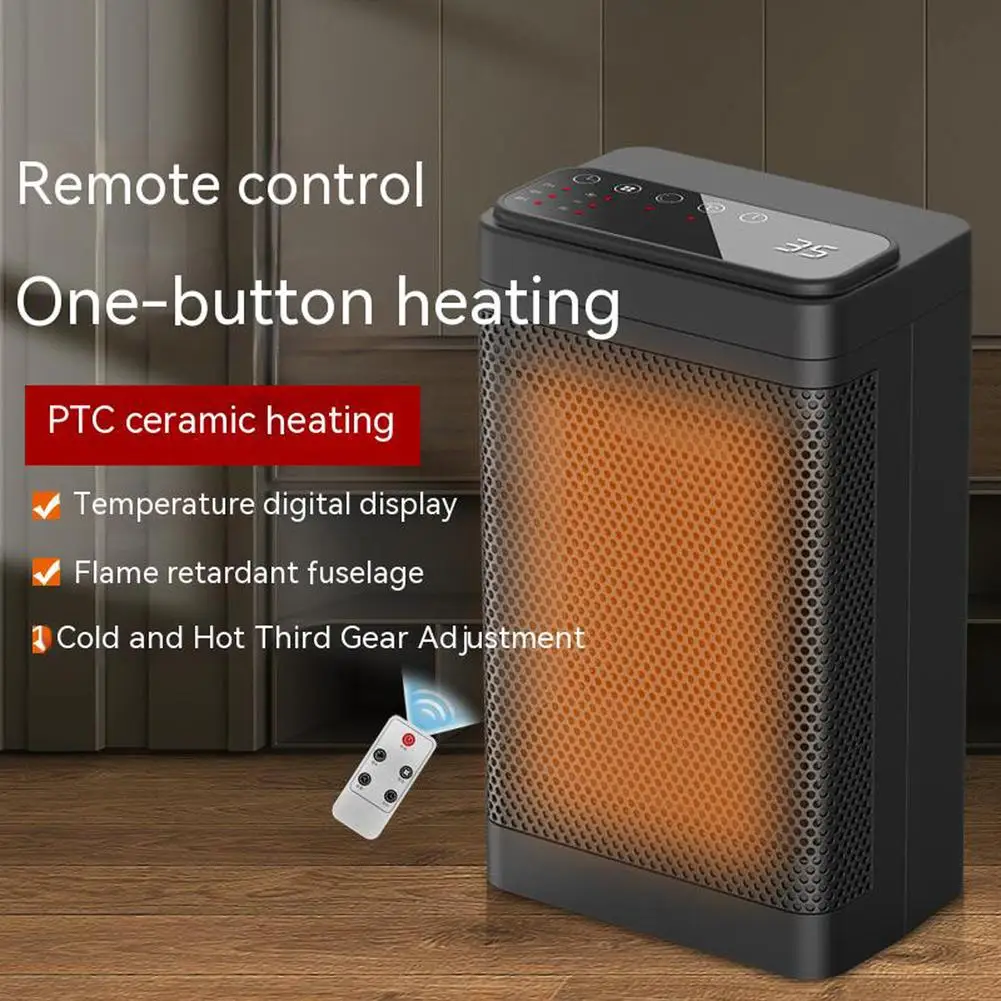 With Remote Control 3 Modes 12h Timer Tip-over Protective Fo