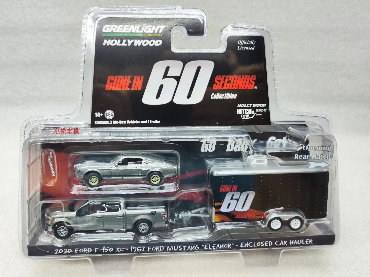 

1:64 60 seconds -2020 Ford F-150 XL и 1967 Ford Mustang и коллекция замкнутых моделей автомобилей