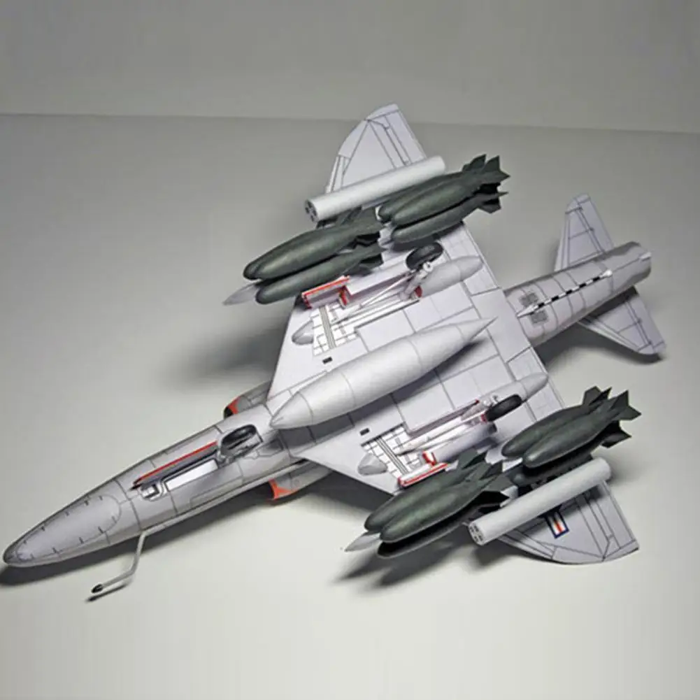 

American A-4 Skyhawk Attack Aircraft Paper Model DIY Plane Aircraft 1:33 Paper Attack Model Y1V0