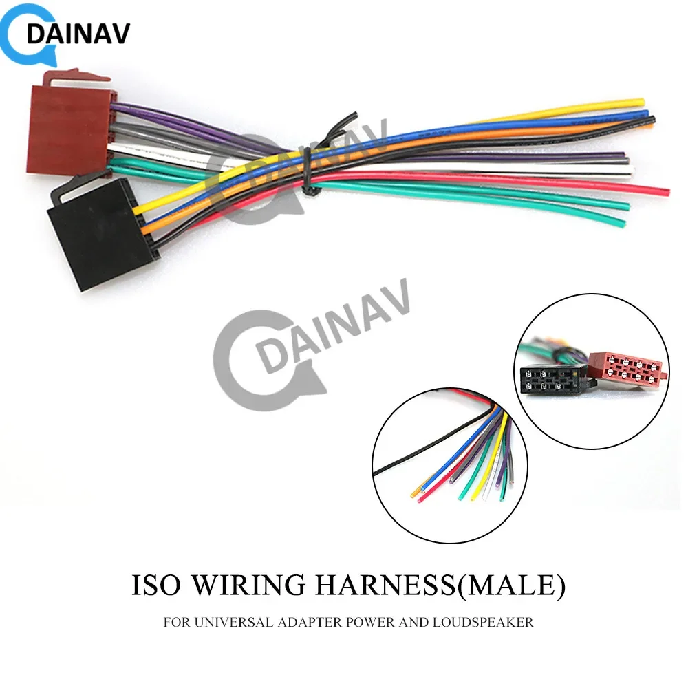 

12-001 ISO (штекер) Универсальный адаптер питания и громкоговоритель