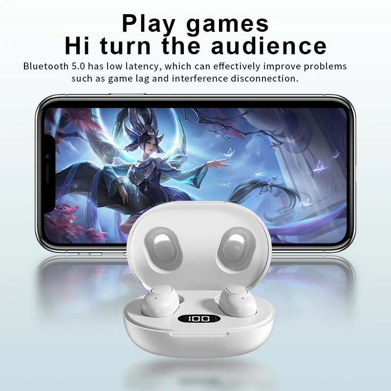 Беспроводные Bluetooth-наушники с двойным вкладышем