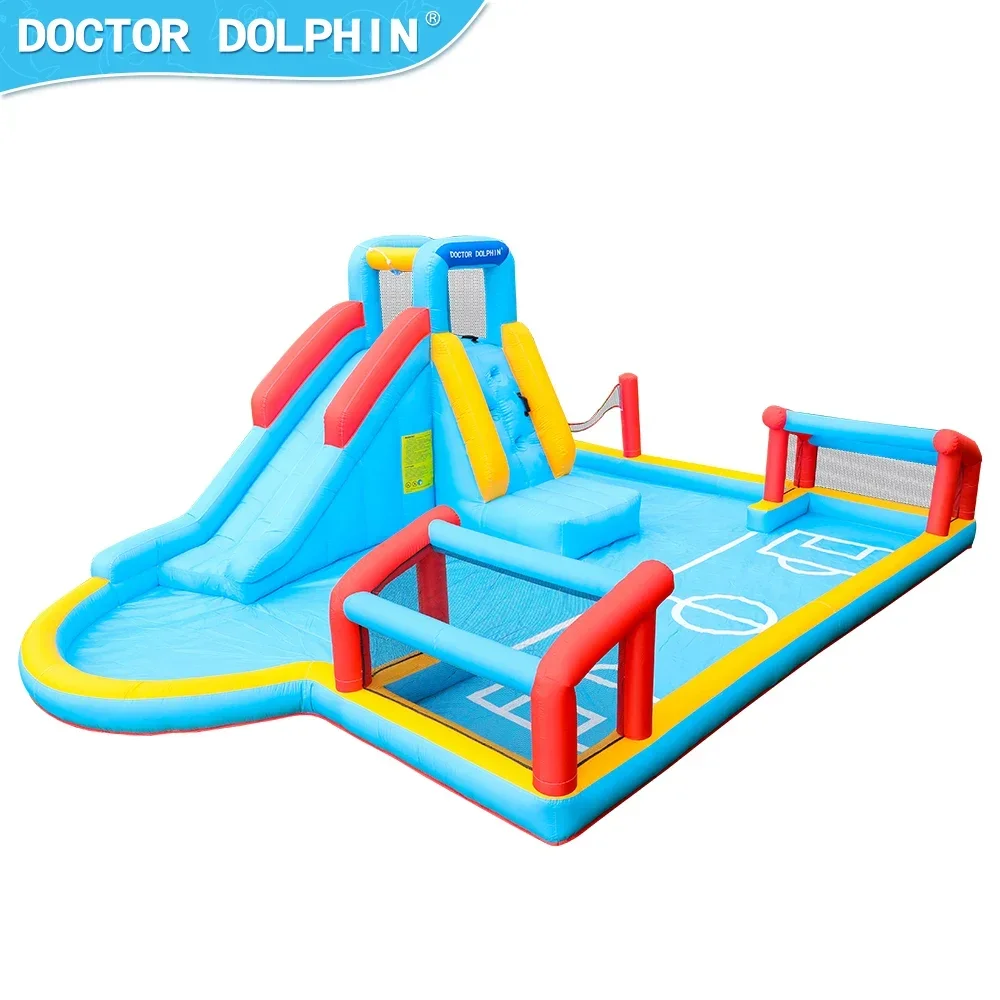 Производитель BSCI Waster Slide House Прыгающий большой отскок боевой курса препятствий