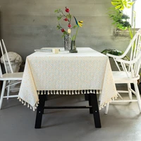 light yellow sofa armest towel pastoral small daisy printed cotton table cover hotel coffee shop picnic cloth round tablecloth