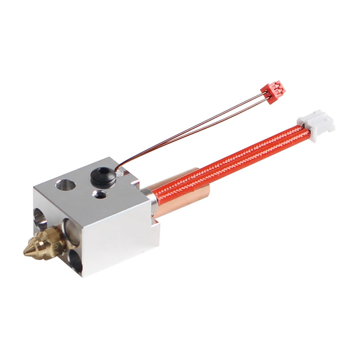 A27U Hot SV06 Plus Hotend Kit Металлический комплект Hotend с высоким расходом 0,4 мм Латунное сопло Аксессуары для 3D-принтера для SV06 Plus SV07 SV07 Plus (art.: 3920ccbed3ebd) - 3920ccbed3ebd