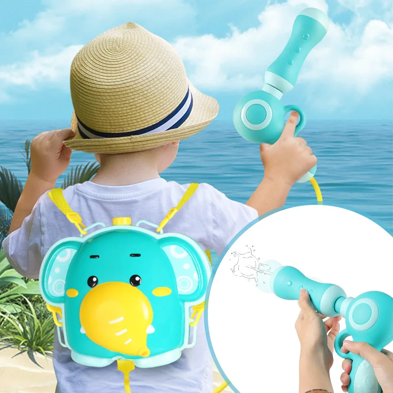 

Summer Toy Water Gun Boy Girl Pressure Backpack Water Guns Baby Playing Water Outdoor Beach Toys for Children Birthday Presents