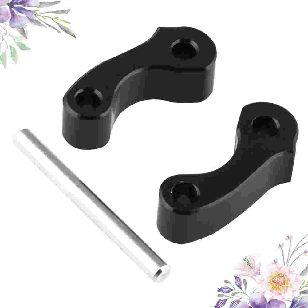 1 Pair Car Window Latch Hinges Aluminum Alloy Pivot Compatible with 95-04 00-06 (Black)