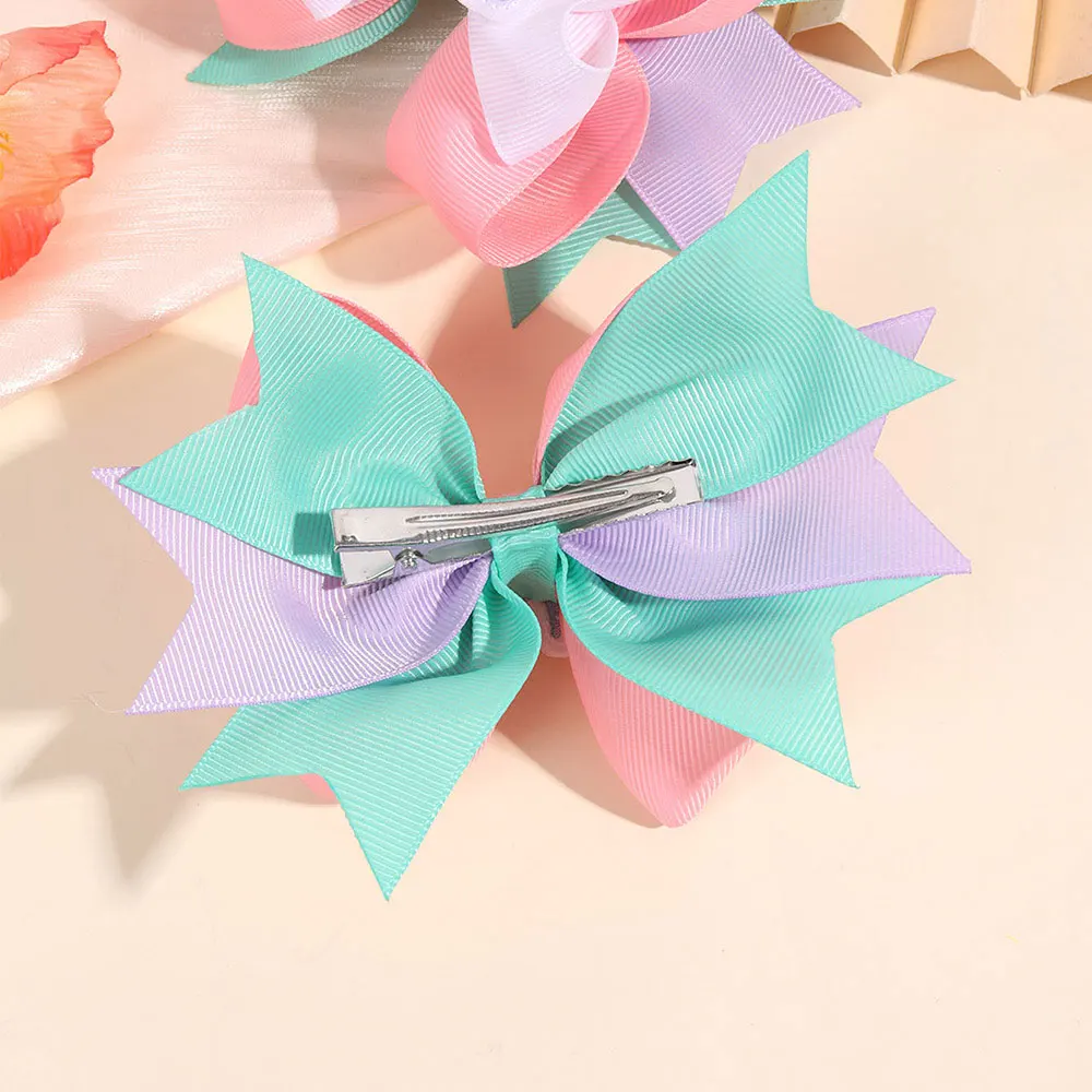 2 шт. детские заколки для волос с бантом
