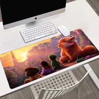 turning red hd printing mousepad computer lock edge keyboard mat large mouse pad pc desk pad gamer accessories anime mouse pad