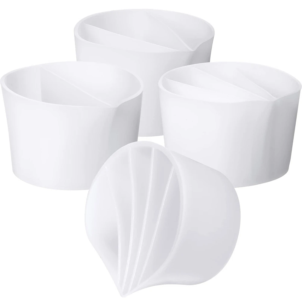 

Многоразовая раздельная чашка для краски, 4 шт., силиконовая раздельная чашка, силиконовые чашки для творчества, Набор для изготовления жидк...