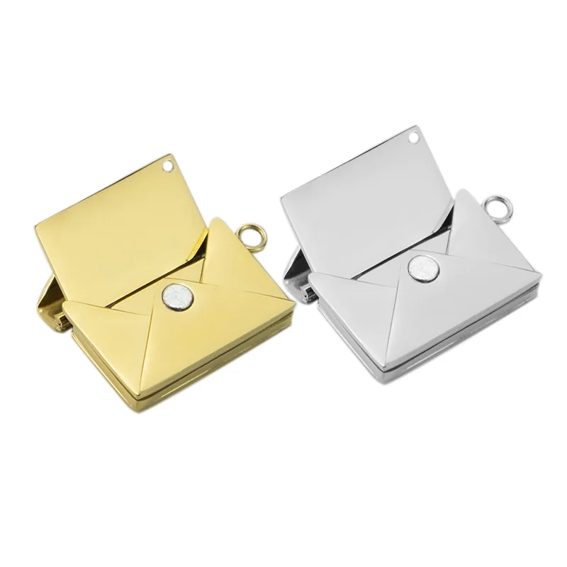 20 шт./партия конверт из нержавеющей стали с надписью Love