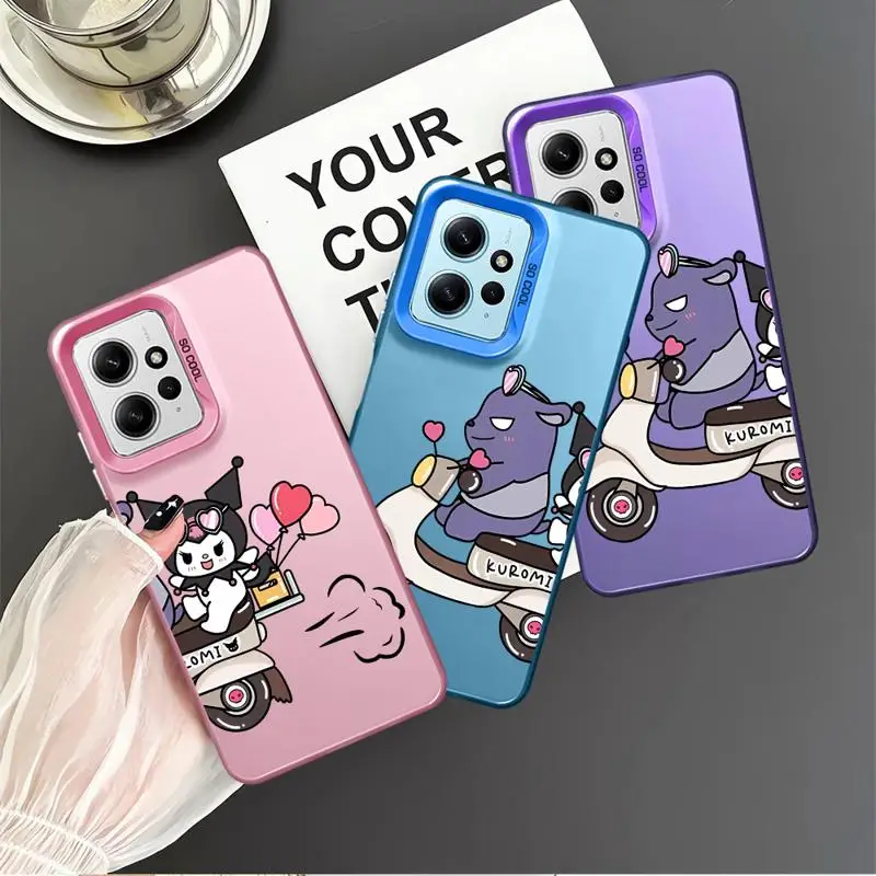 phone case for Xiaomi Redmi Note 13 5G 11 Pro Plus 13C 10S 12 9S Protective Sleeve TPU Cover funda Fashion Trend Kurome Bakus