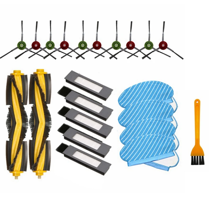 

Roller Brush Part Replacement Filters Kit For Ecovacs Deebot OZMO 920 950 Robot Vacuum Cleaner Accessories