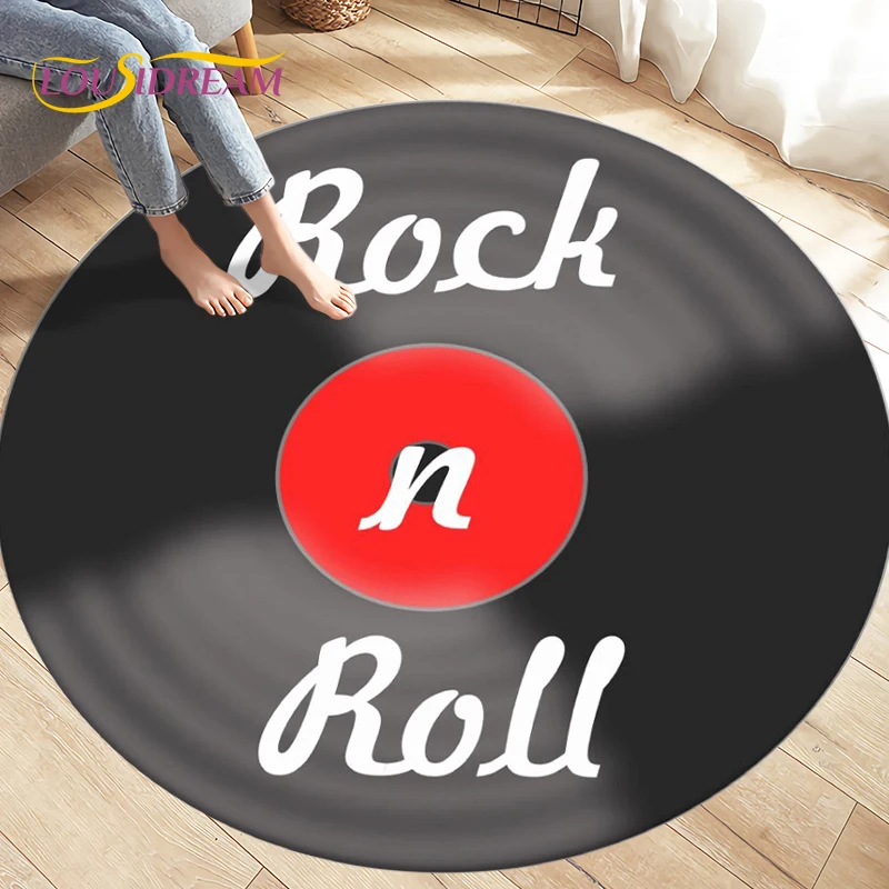 LOUSIDREAM Круглый бархатный ковёр