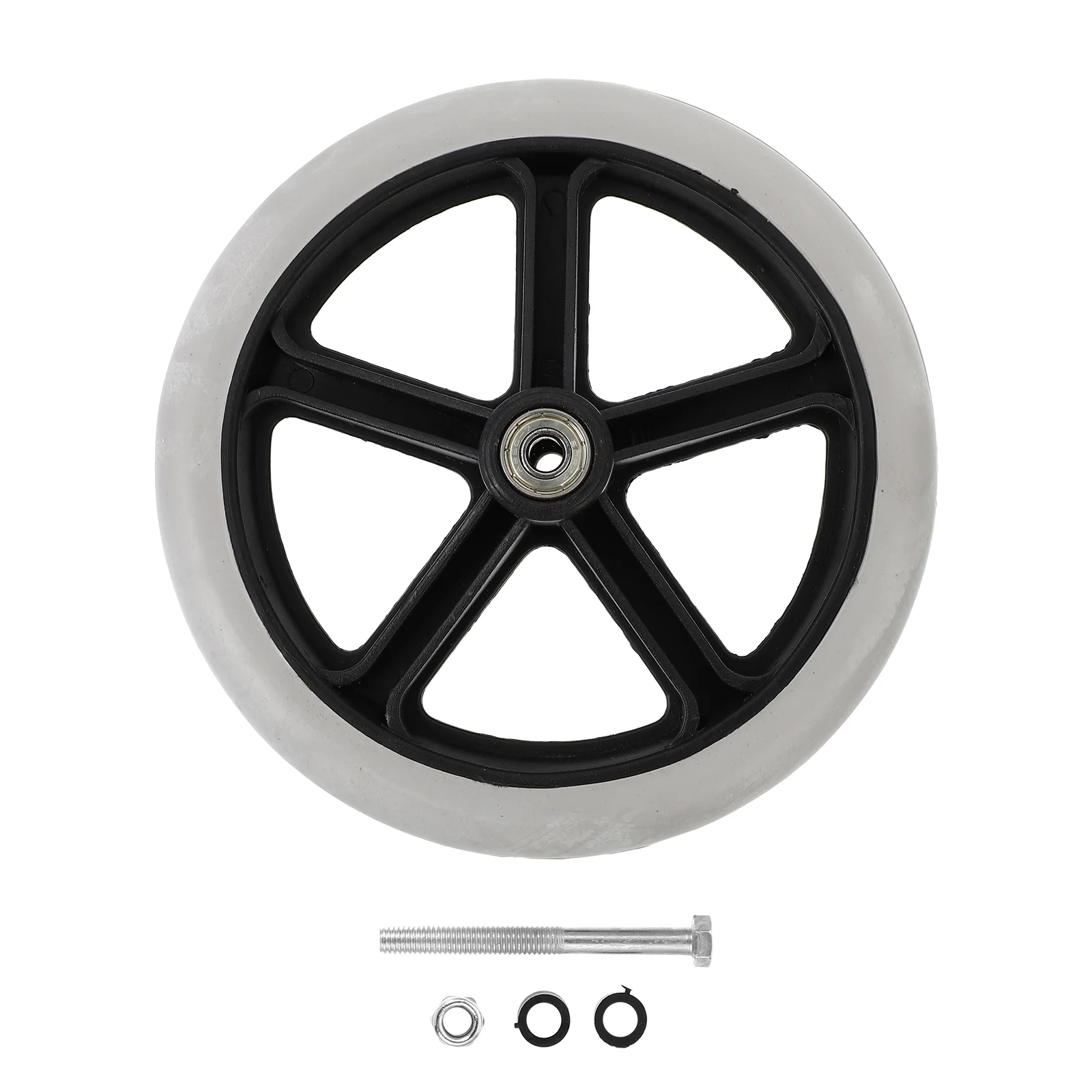 

Wheelchair Wheels Replacement Wheel Walker Casters Rollator Front Wheelchairsuniversal Inchrollers Rims Assembly Poly Tires