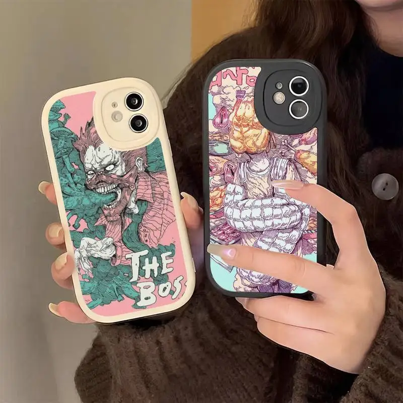 

Anime Dorohedoro Phone Case Hard Leather Phone Case for iPhone 13 12 Mini 11 14 Pro Max Xs X Xr 7 8 Plus 6 6s Se 2022 Cover