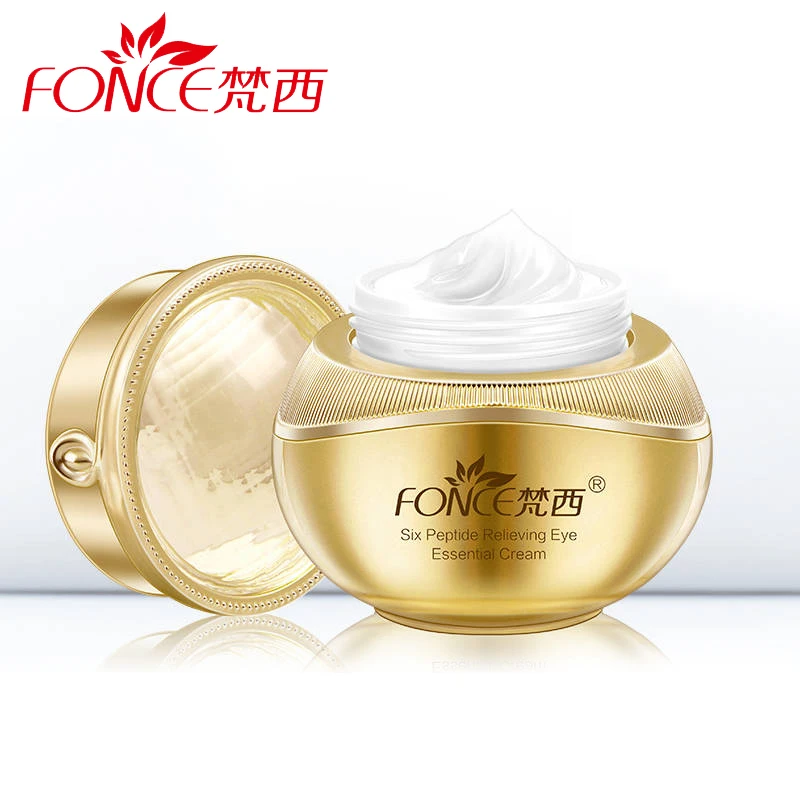 

Fonce Essence Eye Cream Anti Wrinkle to fade dark circles, eye bags, fine lines, fat particles, firming, moisturizing