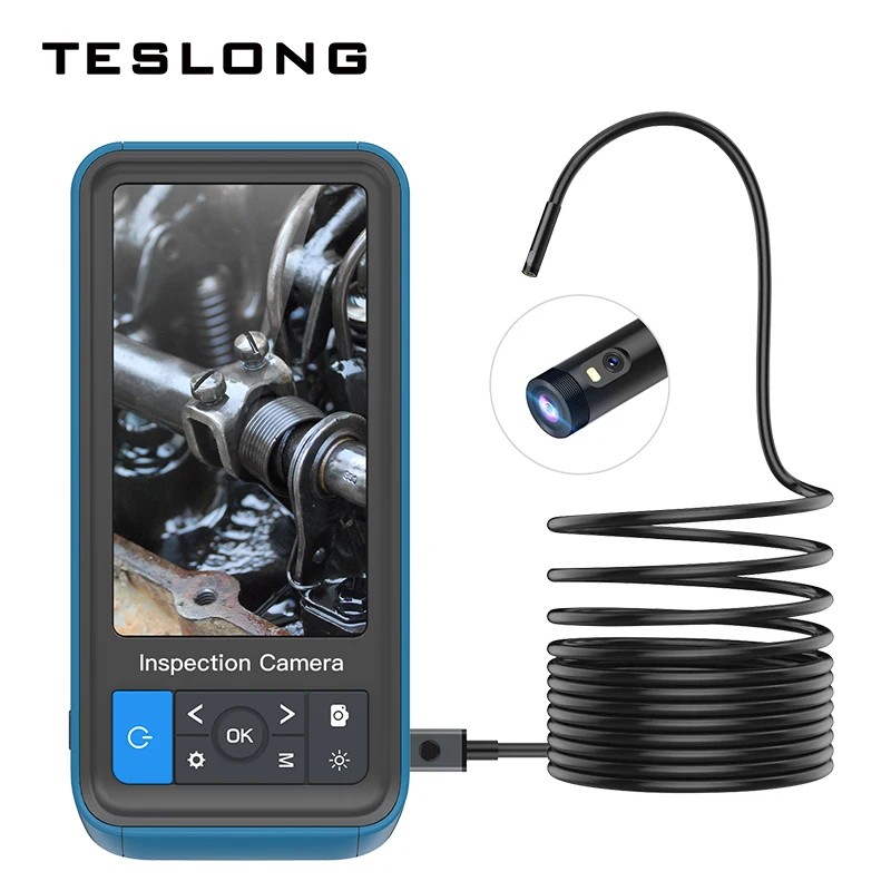 

TESLONG 8mm Industrial Endoscope Camera 3m cable Inspection Camera Video Borescope