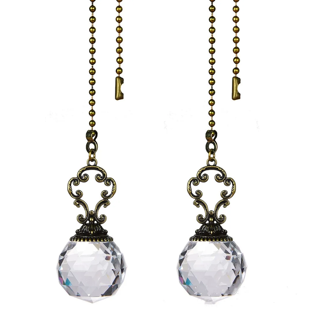 Цепочка для вентилятора Хрустальная удлинительная потолочного светильника