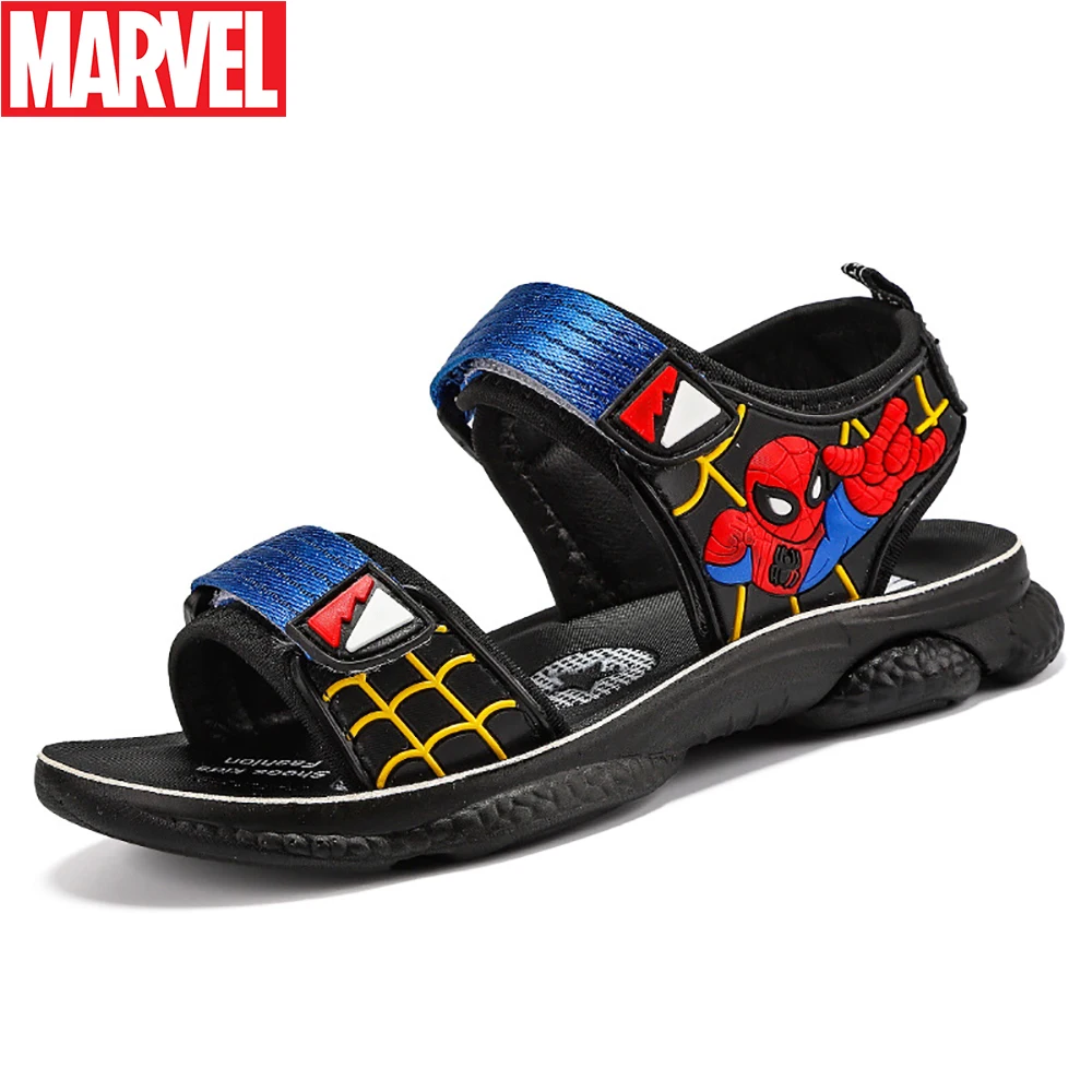 

Marvel Kids Fashion Sport Sandals For Summer Boys Cute Spider-man Casual Beach Shoes Children's Light Soft Bottom Cartoon Sandal