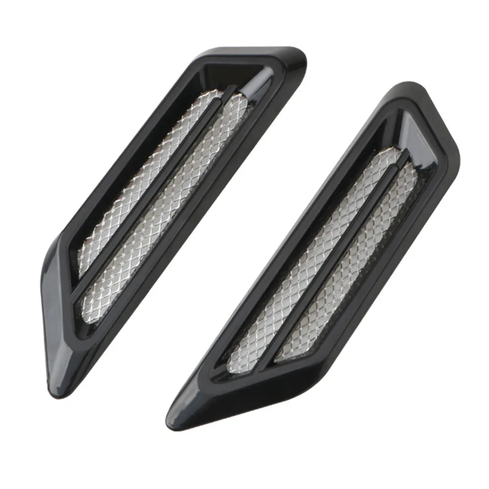 

Brand New Side Wing Cover Vent Air Flow Spoiler Decoration Decorative Intake Grille Trim Replacement ABS Plating