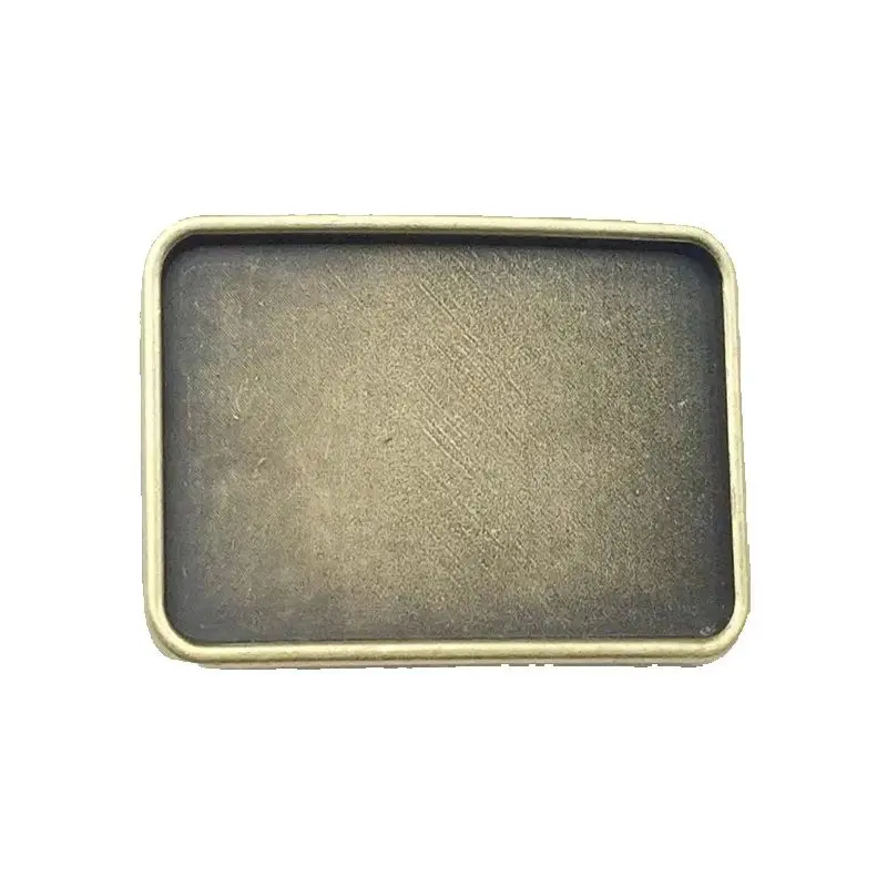 Винтажная прямоугольная пустая пряжка для ремня SW-HX680 3 цвета подходит шириной 4