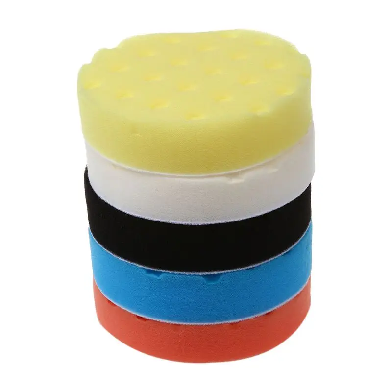 

5Pcs 5 Inch CCS Smart Soft Polishing Buffer Pad For Auto Car Polisher