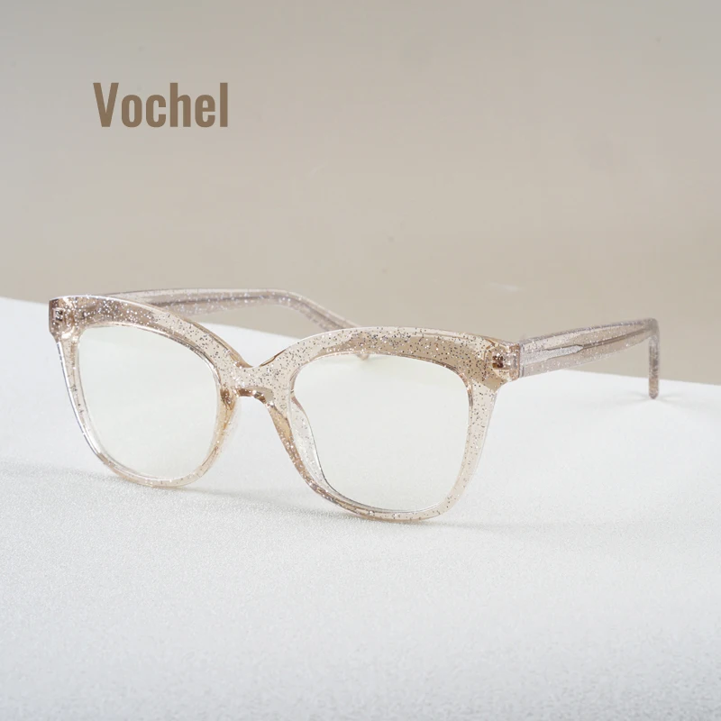 

Vochel Tr90 Blue Light Blocking Glasses Fashion Eyeglass Frame For Women Gafas Retro 2017