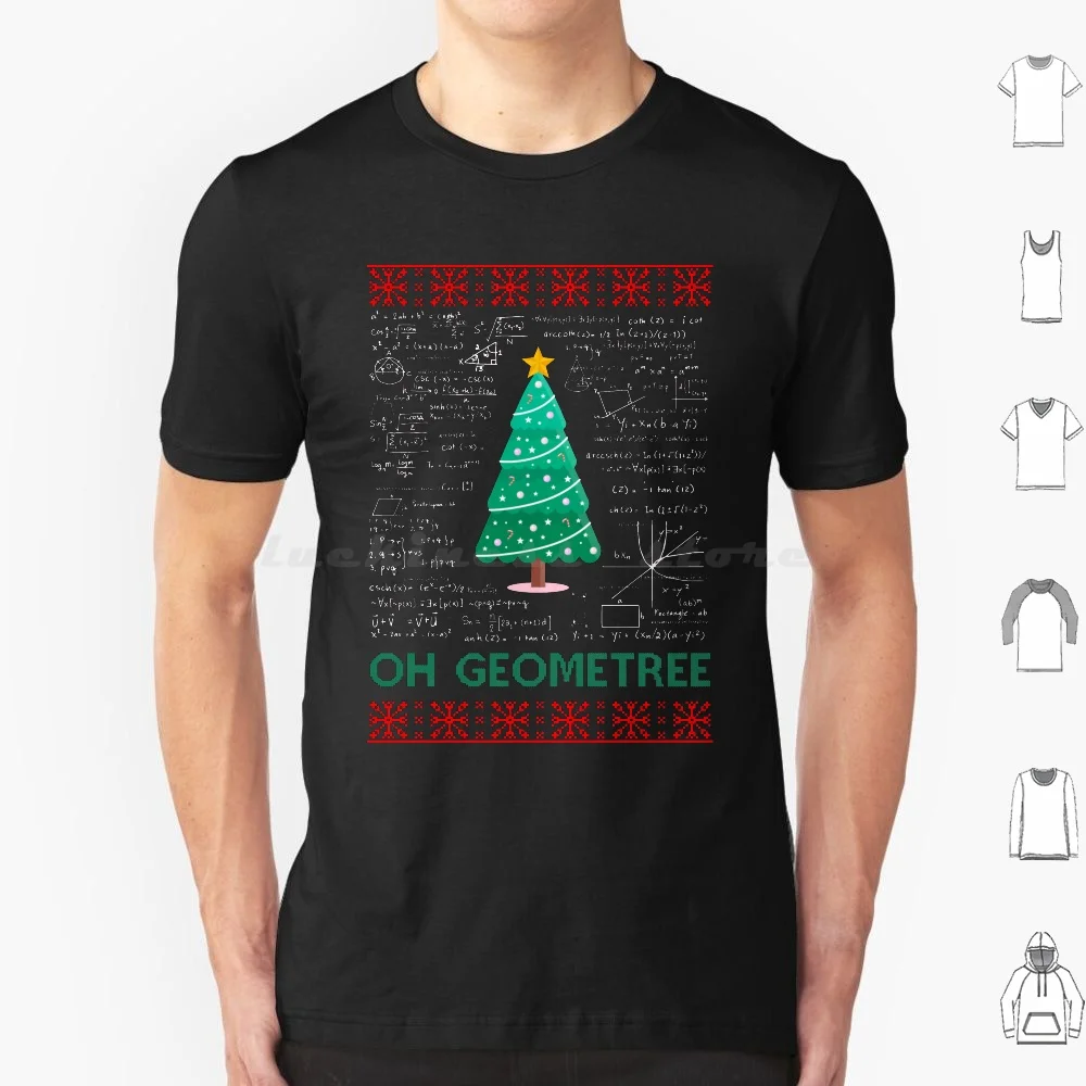

Oh Geometree-Funny Christmas Geometry Lovers Gift T Shirt 6xl Cotton Cool Tee Oh Geometree Oh Geometree Geometry Oh Geometree