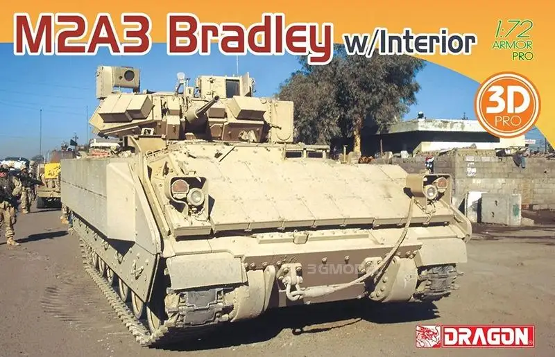 DRAGON 7610 1/72 M2A3 Bradley infantry fighting vehicle w/3D