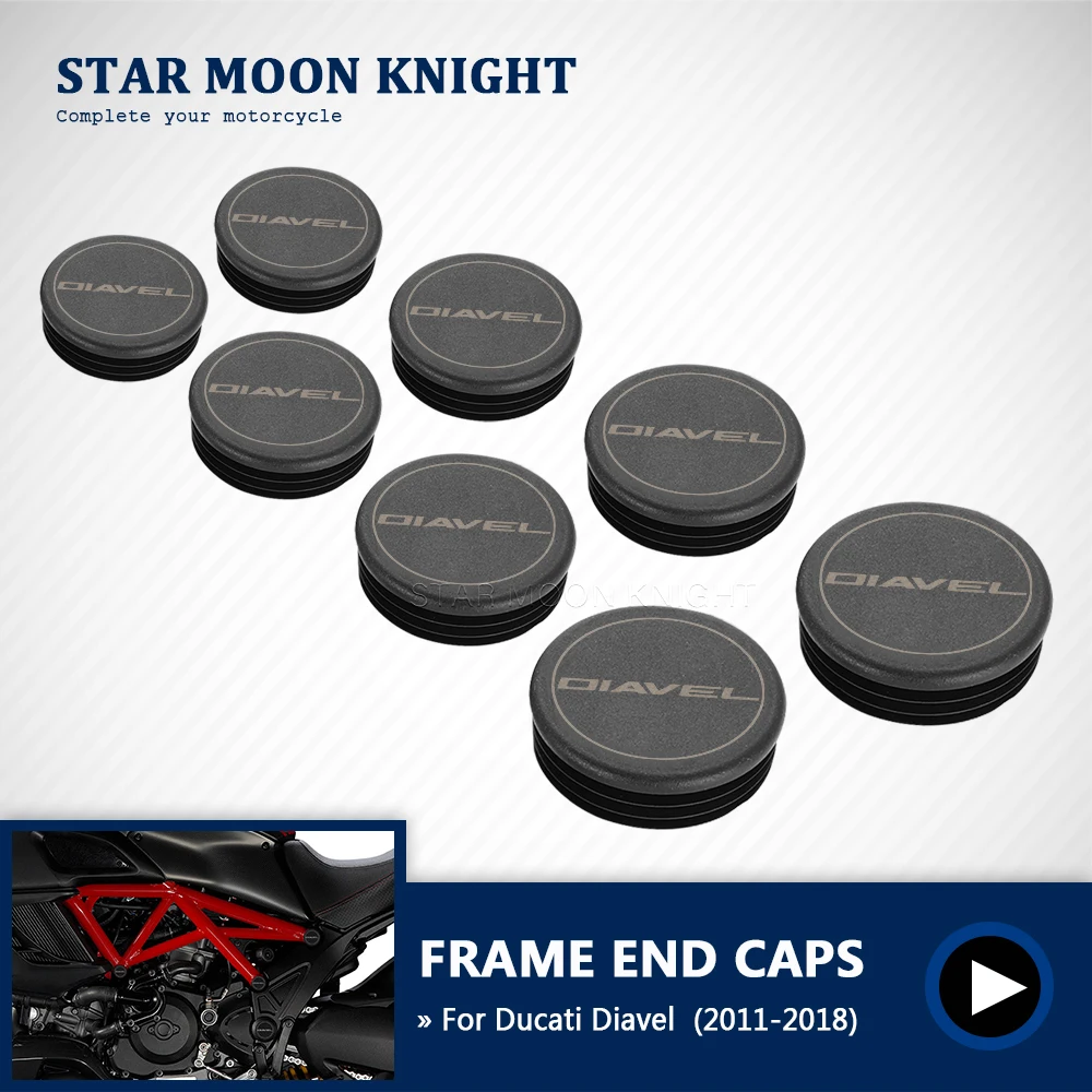 

Frame Hole Cover Caps Plug Decorative Frame Cap For Ducati Diavel Carbon Dark Strada Motorcycle Accessories Diavel 1200 2011-