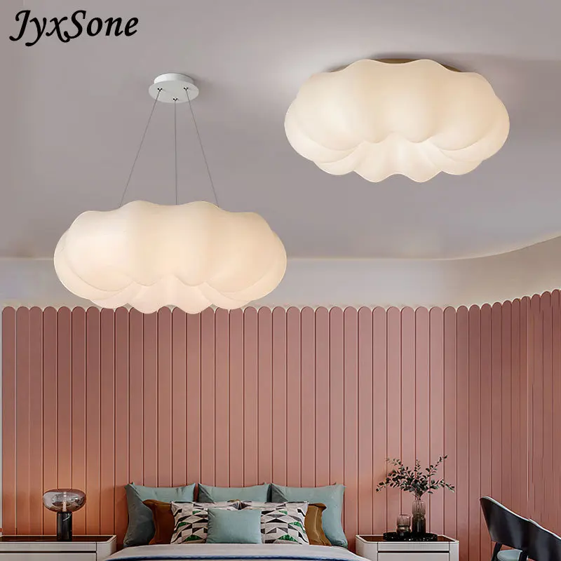 Cloud Ceiling Light White Led Chandelier for Dining Room Children Bedroom Living Room Learning Creative Decorative Lighting