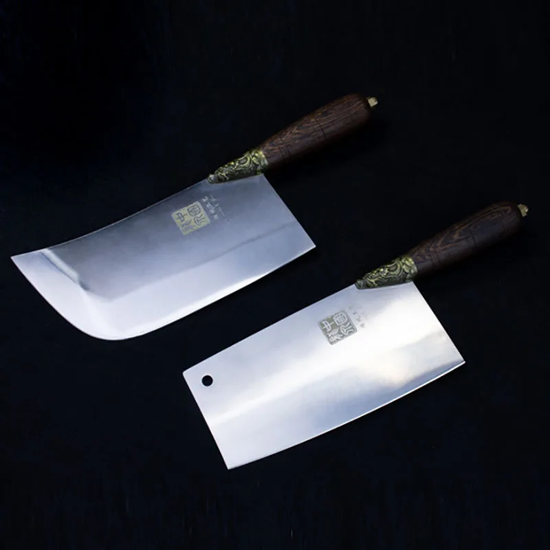 

Нож Longquan, острый шеф-повара, мясницкий нож для нарезки, кухонные ножи для резки овощей и мяса, инструменты для приготовления пищи, кованый нож ручной работы