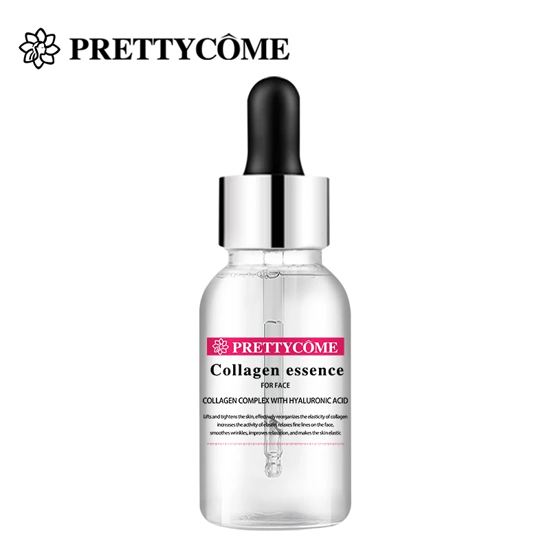 

PRETTYCOME Collagen Face Serum Cream Peptides Vitamin C Lift Firming Remove Whiten Moisturizing Skin Care Liquid Repair Serum