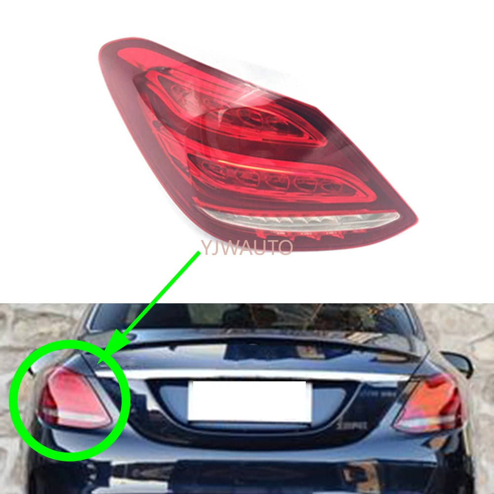 

Tail Lights Assembly For Mercedes-Benz W205 C180L C200L C260L C300L C350 2015~2018 Car Rear Brake Light Turn Signal Stop Lamp