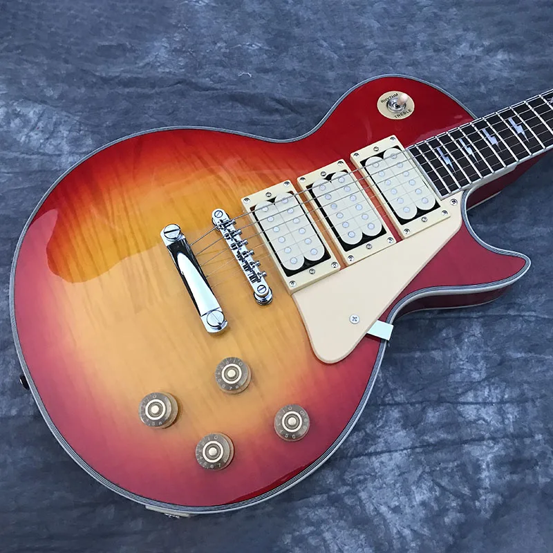 Китайская электрическая гитара Ace Frehley подпись несколько цветов корпус из