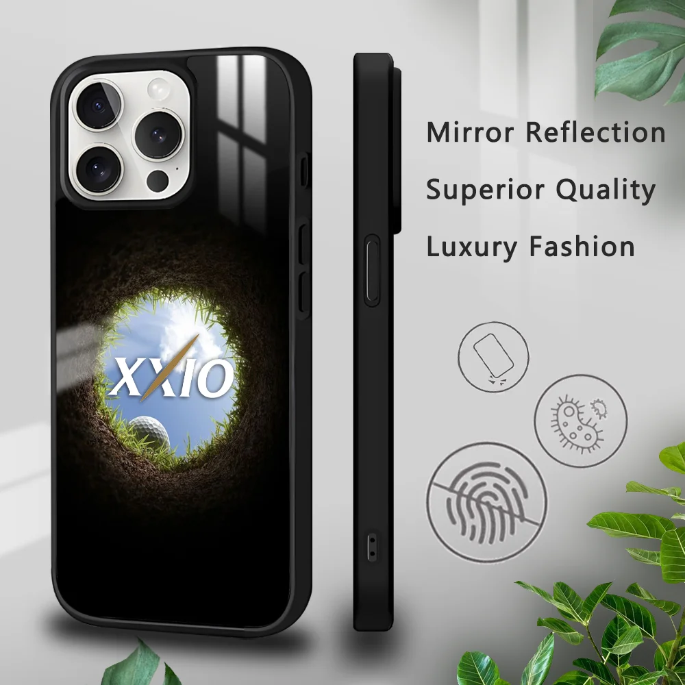 X-XxioS Golf Luxury Phone Case For IPhone 16 15 14 13 12 11 Pro Xs Max Mini Plus Celulares Hard Funda